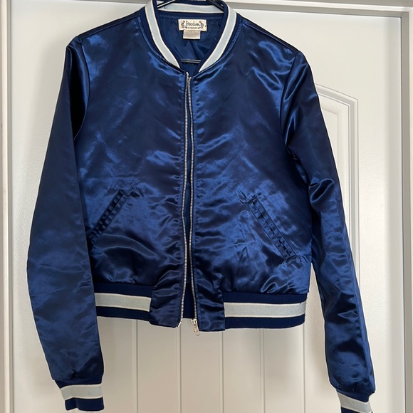 Shiny Blue Women’s Jacket - Picture 2 of 4